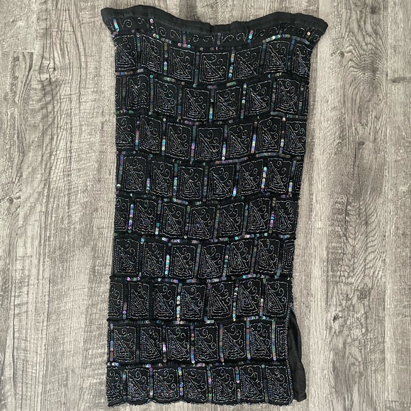 Vintage Dominique Sequin Shirt and Skirt Set - Picture 9 of 12